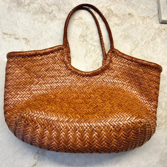 Dragon Diffusion Woven Leather Tote Bag - Picture 2 of 7